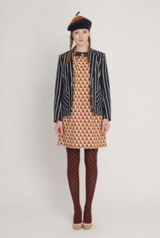 AW1213 BUTCHER’S STRIPE EVER-SO-JACKET - NAVY - Other Image